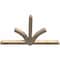 Ekena Millwork Redmond Rough Sawn Timber Gable Bracket, Douglas Fir, 72"W x 45"H x 4"D x 4"F, 15/12 Pitch GBW072X45X0404RED00RDF - alternate 5